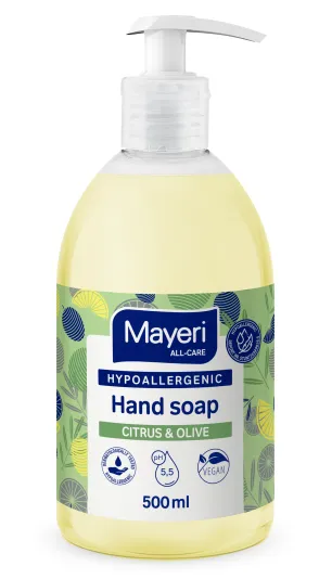 Šķidrās ziepes Citrus&Olive Mayeri Hipoalerģisks 500ml