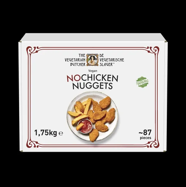 Vegan nagitsad THE VEGETARIAN BUTCHER Nochicken nuggies, külmutatud, 1,75kg