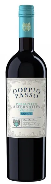 Bezalkoholisks sarkanvīns DOPPIO PASSO Primitivo, 0.75l (DEP)
