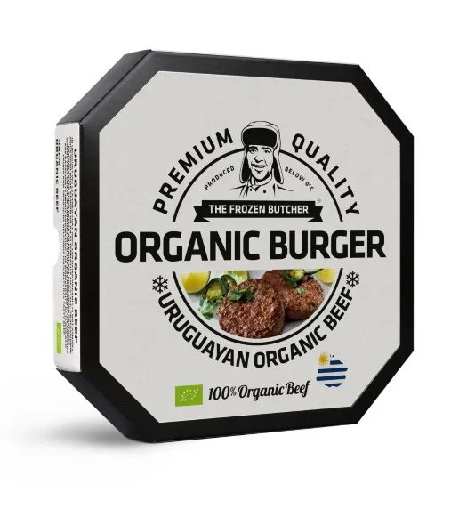 Veiseliha burger THE FROZEN BUTCHER, ORGANIC, külmutatud, 2 x 125 g,NL-BIO-01