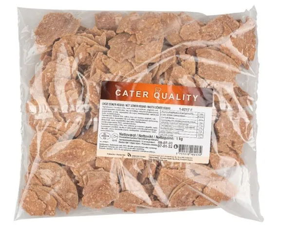 Veiseliha kebab, küpsetatud, külmutatud, 1kg
