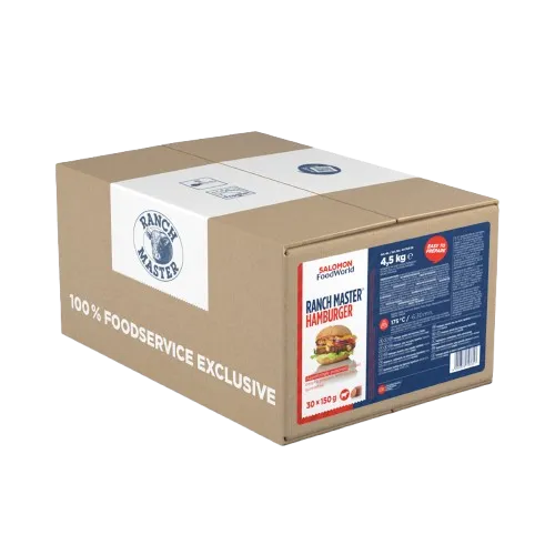 Veiselihaburger SALOMON, Ranch Master, toores, 150g, külmutatud, 4,5kg