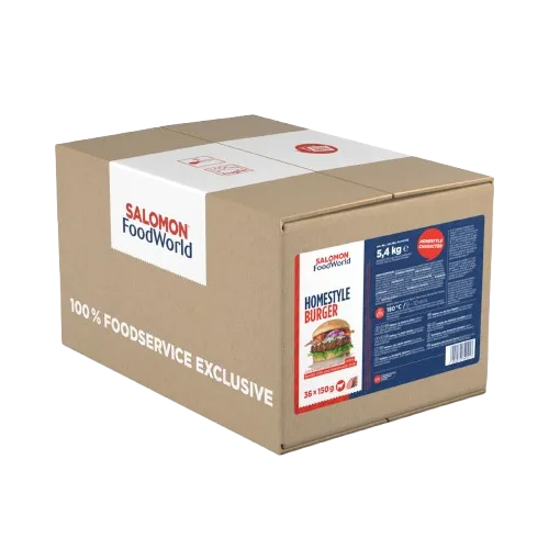 Veiselihaburger SALOMON, toores, 150g, külmutatud, 5,4kg