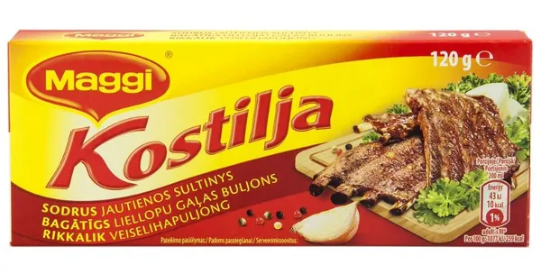 Veiselihapuljong MAGGI, Kostilja, 120 g