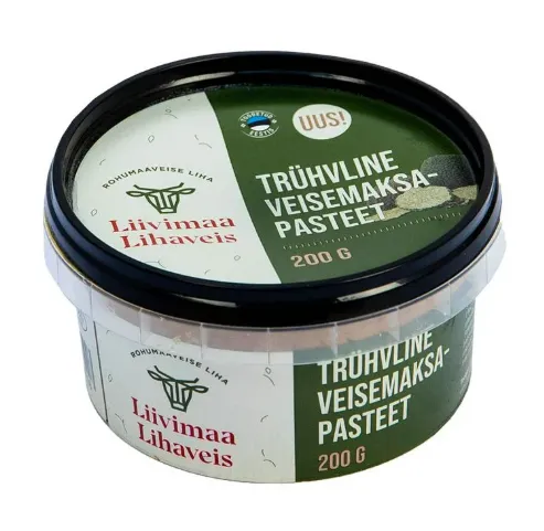 Veisemaksapasteet trühvline, LIIVIMAA LIHAVEIS, 200 g
