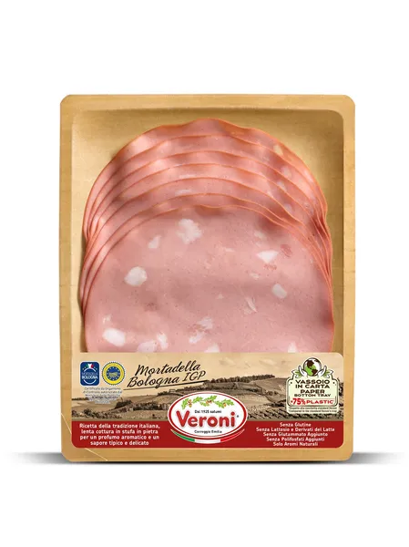 Vorst VERONI, Mortadella Bologna, Itaaliapärane, PGI, viilutatud, 110g