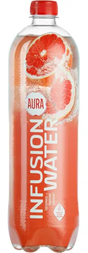 Vesi  AURA Infusion Greibimahla-ženšenni ekstraktiga jook 1 L