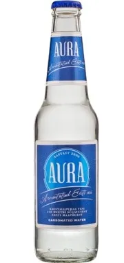 Vesi AURA SPRING Gaasiga 0,33 L, pudel