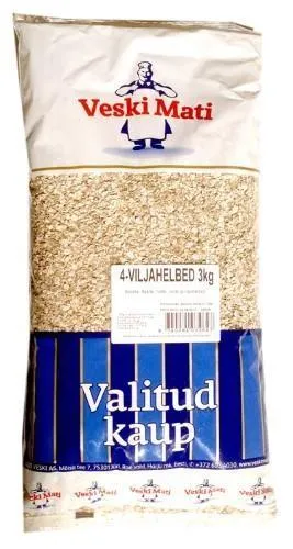 VESKI MATI Neljaviljahelbed, 3 kg