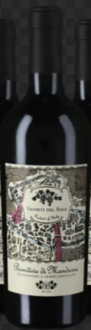 VIGNETI DEL SOLE, Vein  Primitivo DOC, 14%  0,75l R19/140921/69