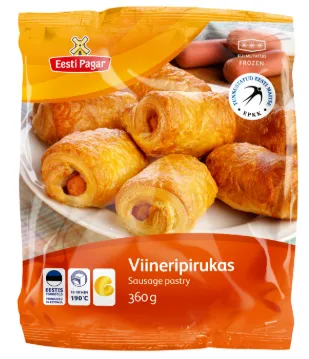 Viineripirukas EESTI PAGAR,  XL, 60g, külmutatud, 1,2kg