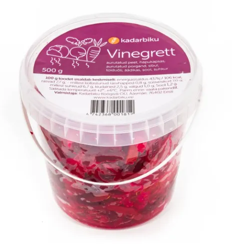 Vinegrett, ämbris KADARBIKU, 500g, TK