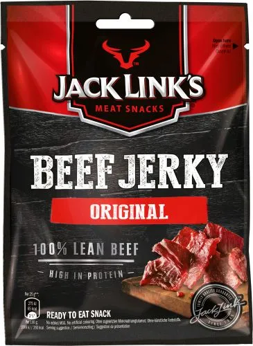 Vītināta liellopu gaļa BEEF JERKY ORIGINAL 25g  Jack Link’s