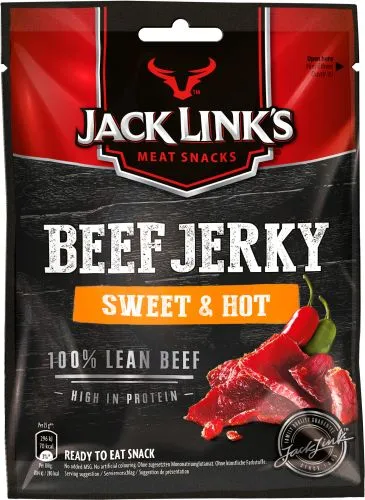 Vītināta liellopu gaļa BEEF JERKY Sweet&Hot 25g  Jack Link’s
