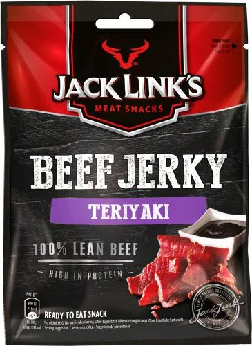 Vinnutatud veiseliha Beef Jerky Teriyaki, JACK LINK'S 25g