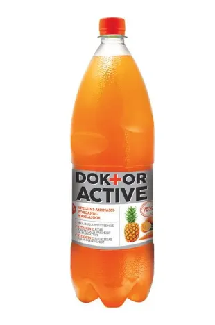 Vitamiini mahlajook DR. ACTIVE, apelsini-ananassi- porgandi, 1,5L