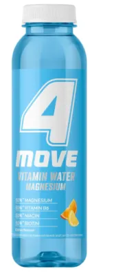 Vitamiinivesi 4MOVE magneesium + tsitrus,  0,556 l PET