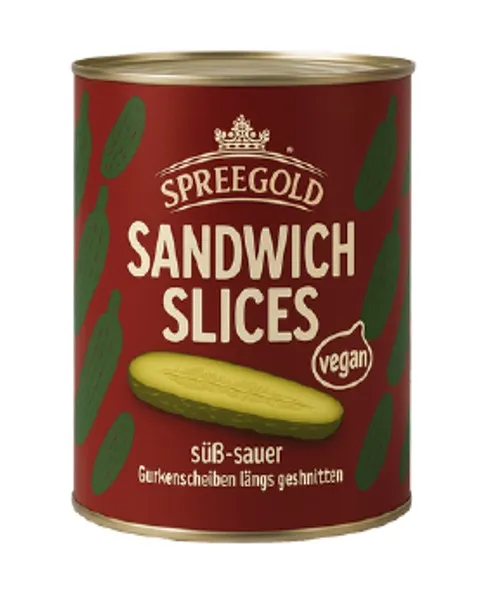 Võileivakornišonid SPREEGOLD, magushapud, 3000 g
