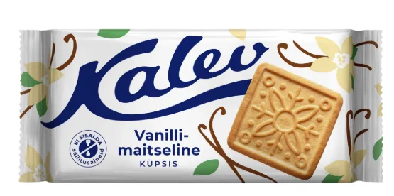 Vormiküpsised KALEV, vanillimaitselised, 163g