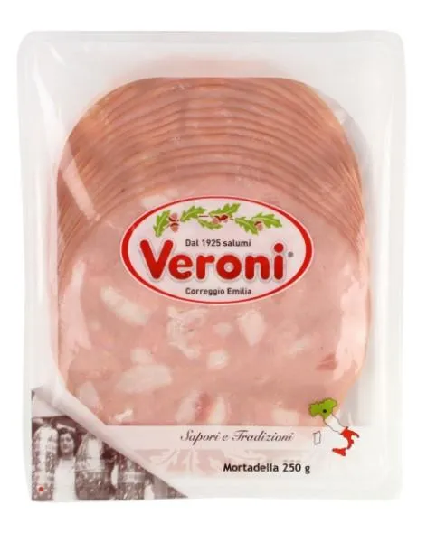 Vorst VERONI, Mortadella Bologna, keedetud, viilutatud, 250g