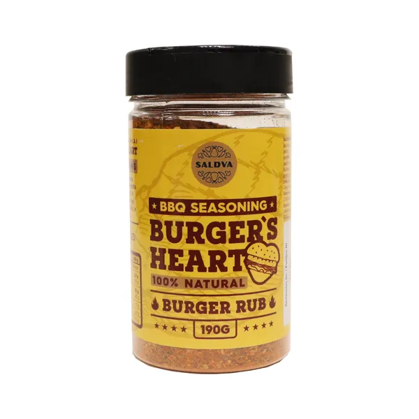 Vürtsisegu SALDVA BBQ Burger's heart, burgerile, 190g