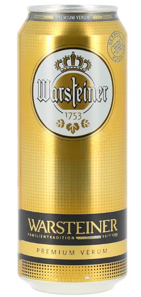 WARSTEINER hele õlu 4,8% 0,5 L, purk R14/93397/37