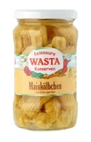 WASTA Noor mini mais, 370 ml / 330 g / 190 g
