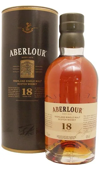 Whisky ABERLOUR, 18YO, Double Cask Matured, Speyside Single Malt, karbis, 43%vol, 0,5L, R19/136965/3