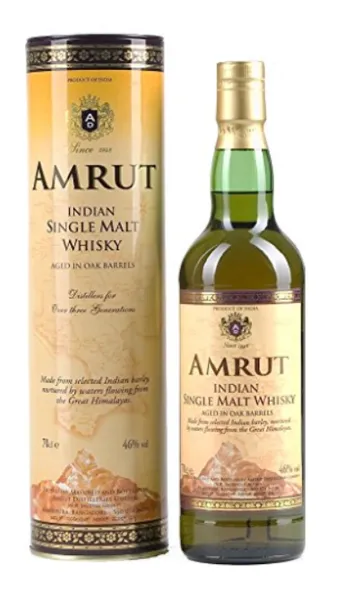 Whisky AMRUT, Indian Single Malt, tuubis, 46%vol, 0,7L, R20/146776/3