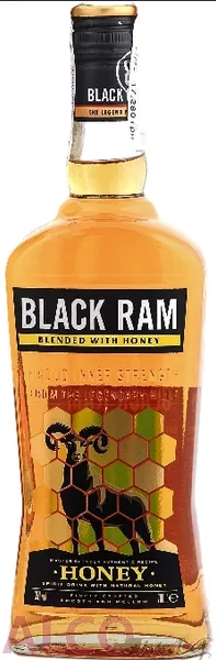 Whisky BLACK RAM, Honey, 35%, 1L,R20/147305/21