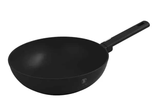 Wok praepann BERLINGER HAUS, Matte Black, alumiinium, 3,2 L, D 28 cm, H 7,4 cm, tk