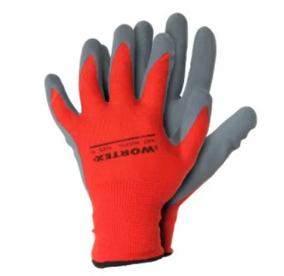 Wortex WG330 punased latekskattega sõrmikud, suurus M/8” 45g