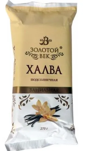 ZOLOTOI VEK Päevalillehalvaa vanilli maitsega 270g