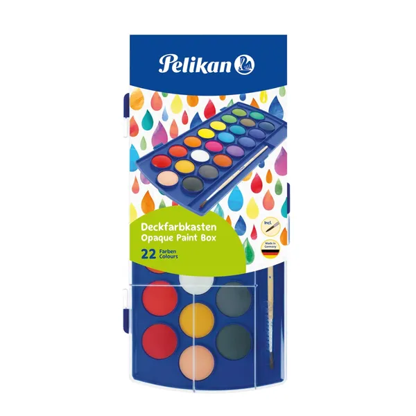 Krāsas Pelikan 21krāsa un balta