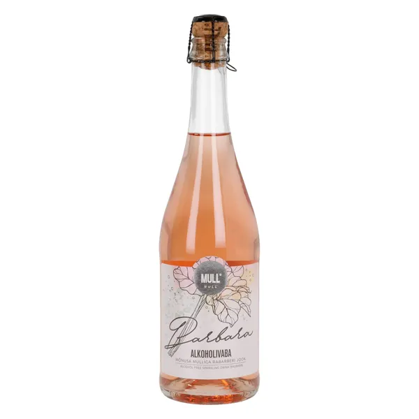 Alkoholivaba vahuvein Mull Null Barbara rabarberi 0,75l