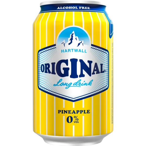 Alkoholivaba jook Hartwall Original Long Drink Pineapple 0% 0,33l purk