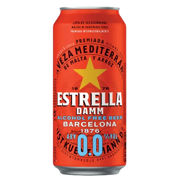 Alkoholivaba õlu Damm, ESTRELLA, 500 ml