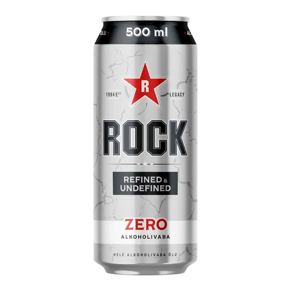 Alkoholivaba õlu Rock Zero, SAKU, 500 ml