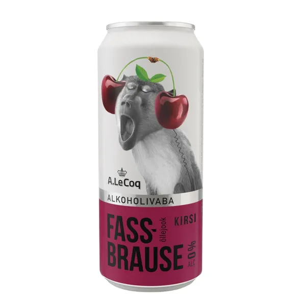 Alkoholivaba õllejook Fassbrause Cherry 0,5l prk