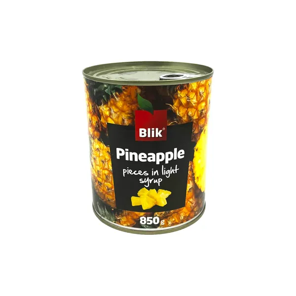 Ananasu gabaliņi sīrupā BLIK 850g