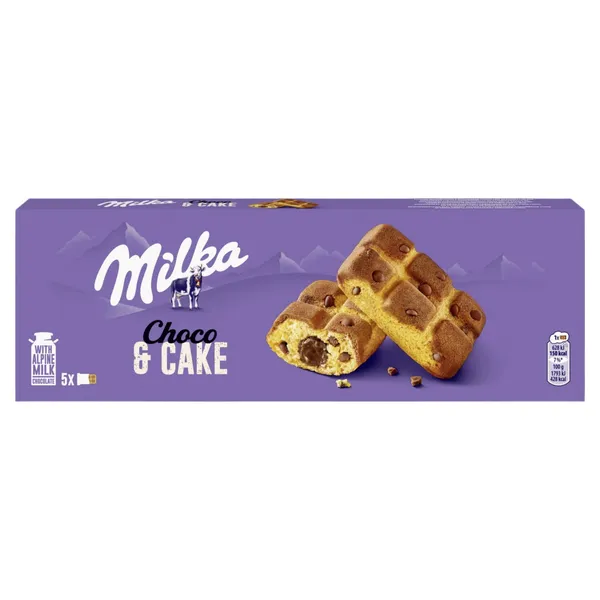 Biskviitküpsised šokolaaditäidisega Milka Cake&Choc 175g