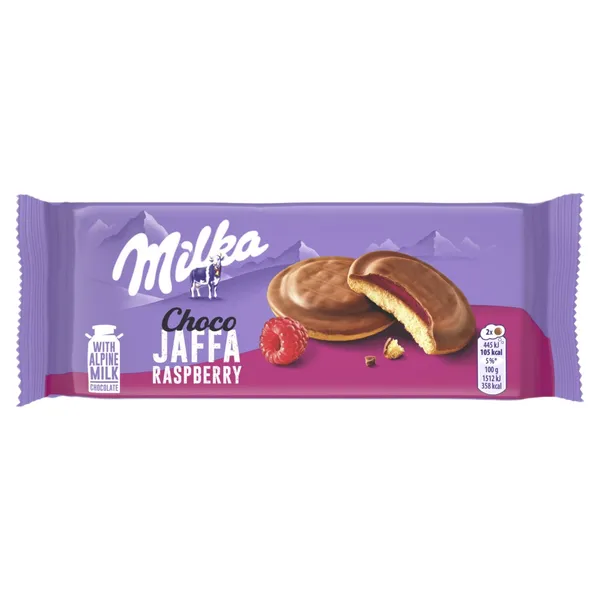 Küpsised vaarika täidisega, MILKA, 147 g