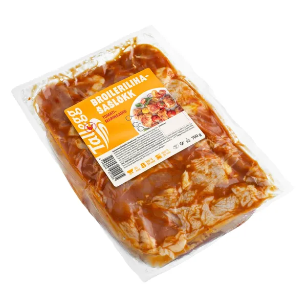 Broileri kintsulihašašlõkk tomatimarinaadis, TALLEGG, 700 g