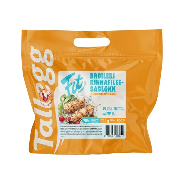 Broileri rinnafileešašlõkk jogurtimarinaadis Tallegg Fitness! 800g