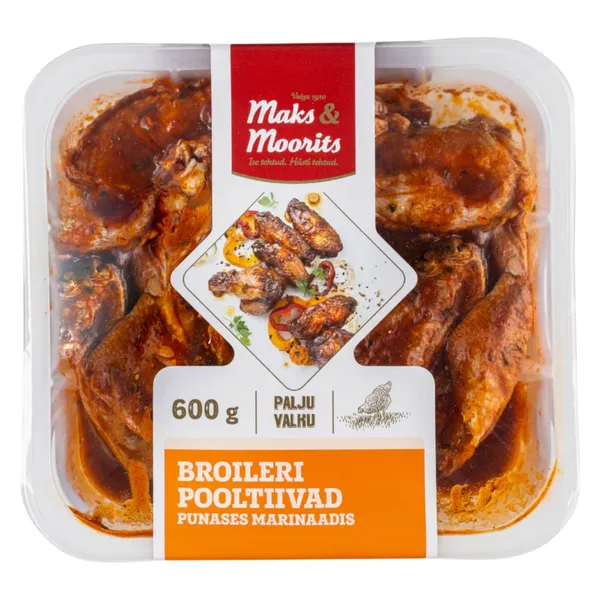 Broileri pooltiivad punases marinaadis M&M 600g