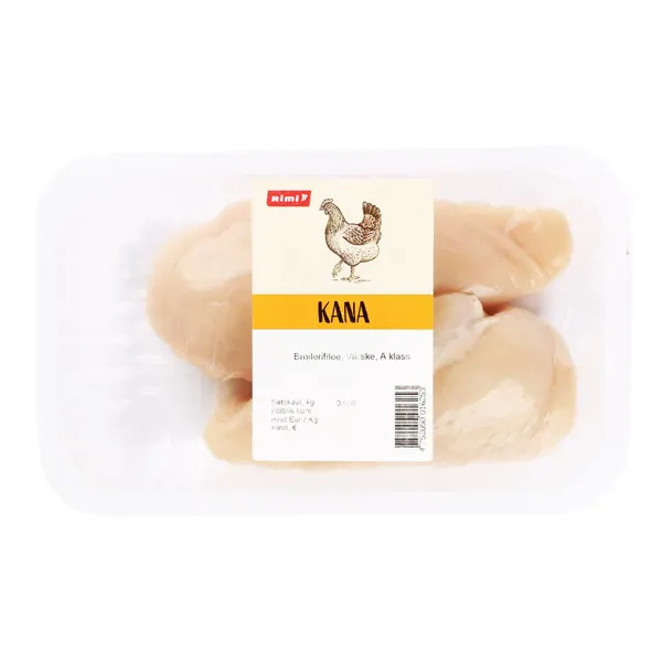 Broileri rinnafilee, värske, A-klass Rimi 500g