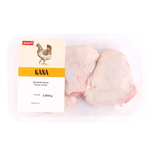 Broilerikintsud, värske, A-klass Rimi 500g