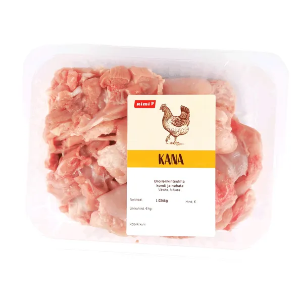 Broilerikintsuliha kondi ja nahata, värske Rimi, kg