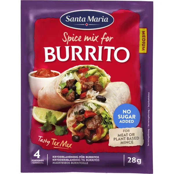 Burrito maitseainesegu SANTA MARIA 28g