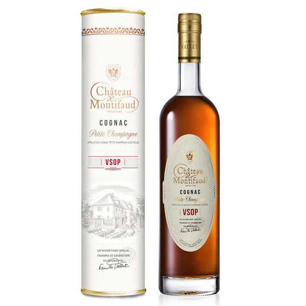 Cognac CHATEAU DE MONTIFAUD V.S.O.P. 40%  vol, 0,7 L, tuub, R21/159551/7
